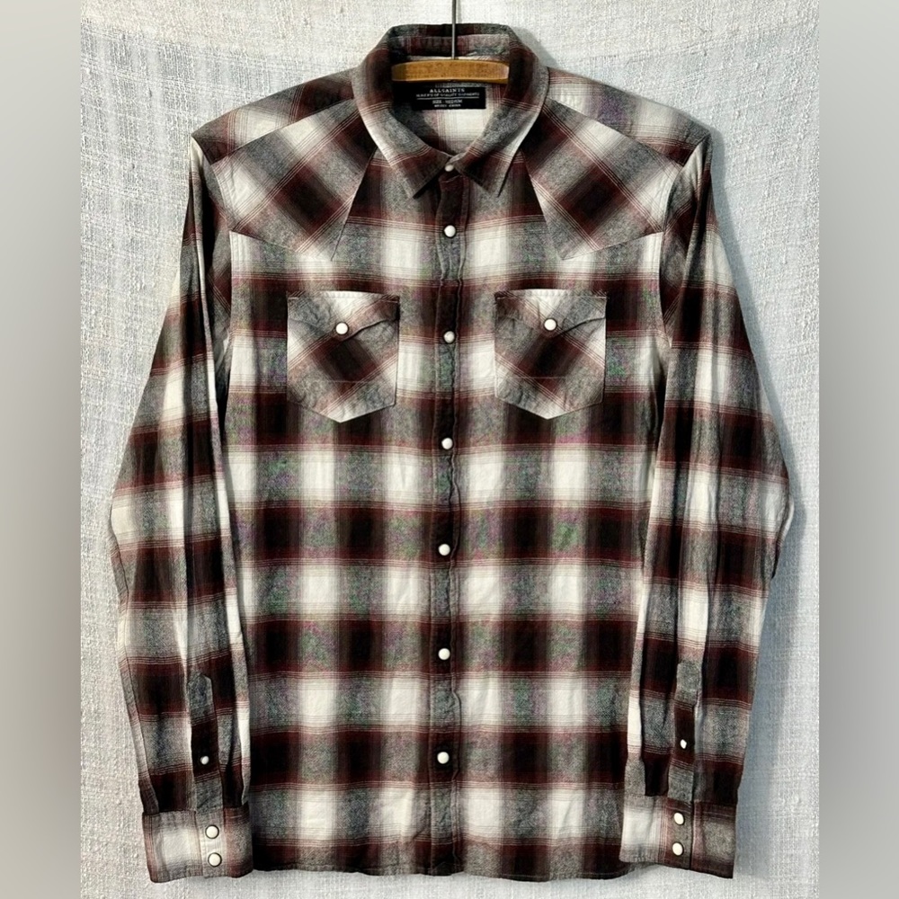 All Saints Western Flannel Size Medium